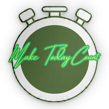 Lade das Bild in den Galerie-Viewer, &quot;Make Today Count&quot; Motivation Pillow
