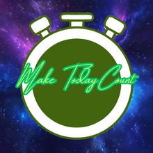 Lade das Bild in den Galerie-Viewer, &quot;Make Today Count&quot; Motivation Pillow
